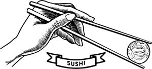 Sushi Logo PNG Vector