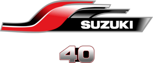 Suzuki 40 Fuera de Borda Logo PNG Vector