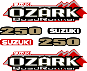 Suzuki OZARK QuadRunner 250 Logo PNG Vector