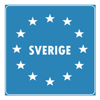 SWEDEN ENTRANCE ROAD SIGN Logo PNG Vector