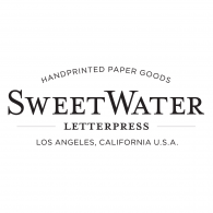 SweetWater Letterpress Logo Vector