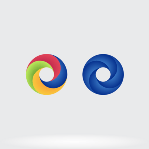 Swirl Design Logo PNG Vector