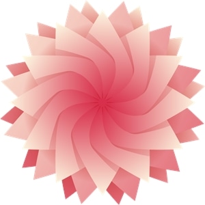 Swirled flower Logo PNG Vector