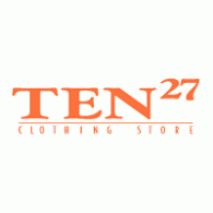 TEN27 Clothing Stores Logo PNG Vector