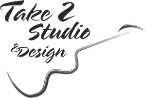 Take 2 Studio & Design Logo Vector