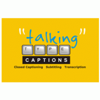 Talking Type Captions Logo PNG Vector