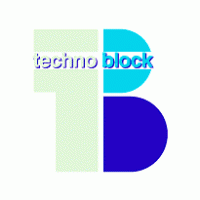 Techno Block Logo PNG Vector
