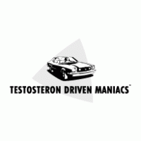 Testosteron Driven Maniacs Logo PNG Vector