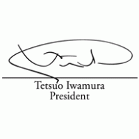Tetsuo Iwamura President Logo PNG Vector