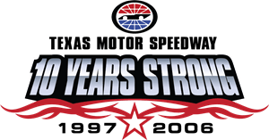 Texas Motor Speedwaym - 10 YR Logo PNG Vector