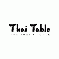 Thai Table Logo Vector