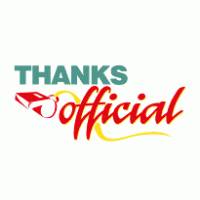Thanks Official Logo PNG Vector