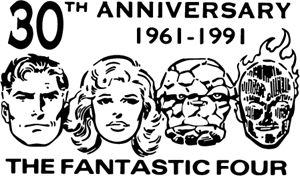 The Fantastic Four Logo Vector