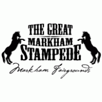 The Great Markham Stampede Logo Vector