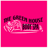 The Green House Body Spa Logo Vector
