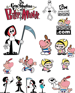 The Grim Adventures Of Billy & Mandy Logo PNG Vector