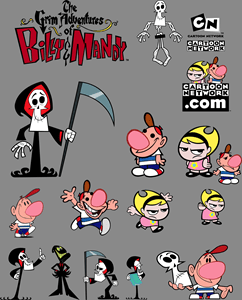 The Grim Adventures of Billy and Mandy Logo PNG Vector
