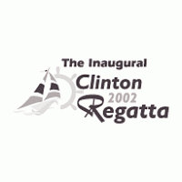 The Inaugural Clinton Regata Logo Vector