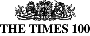 The Times 100 Logo PNG Vector