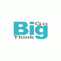 Think big go big Logo PNG Vector