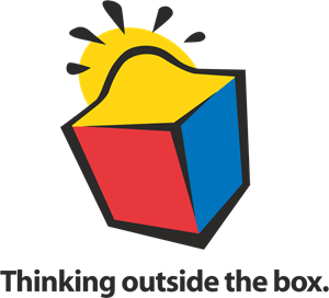 Thinking outside the box Logo PNG Vector