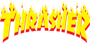 Thrasher fogo Logo Vector