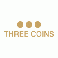 Three Coins Logo Vector