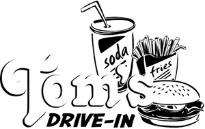 Tom's Drive-In Logo PNG Vector