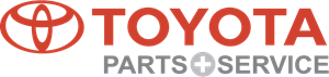 Toyota Parts & Service Logo Vector