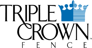 Triple Crown Fence Logo Vector