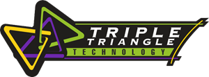 Triple Triangle Technology Logo Vector
