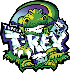 Tupelo T-Rex Logo PNG Vector