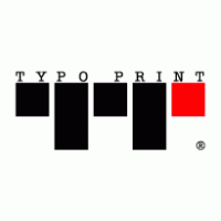 Typo Print BG Logo PNG Vector