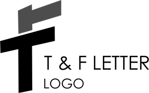 T F Letter Logo PNG Vector