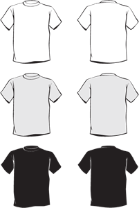 Black T Shirt Vector Art, Icons, and Graphics for Free Download