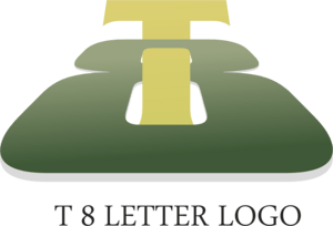 T8 Letter Logo PNG Vector