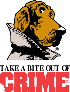 Take a Bite Out of Crime Logo PNG Vector