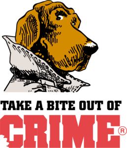 Take a Bite Out of Crime Logo PNG Vector