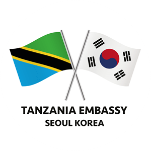Tanzania Embassy in Seoul Korea Logo Vector