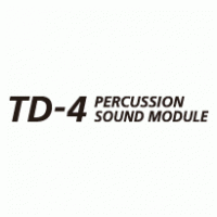 TD-4 Percussion Sound Module Logo PNG Vector