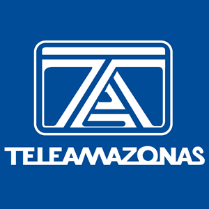 Teleamazonas Antiguo Fondo Azul Logo PNG Vector