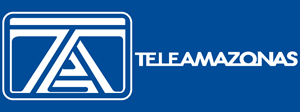 Teleamazonas fondo azul 2 horizontal Logo Vector