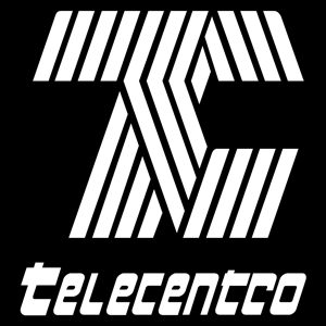 Telecentro Primer Fondo Negro Logo PNG Vector