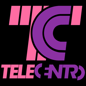 Telecentro Segundo Fondo Negro Logo PNG Vector