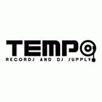 Tempo Records and DJ Supply Logo Vector