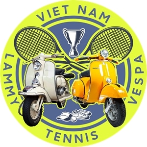Tennis Scooter Sport Logo Vector