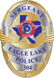 Texas Police Badge Logo PNG Vector