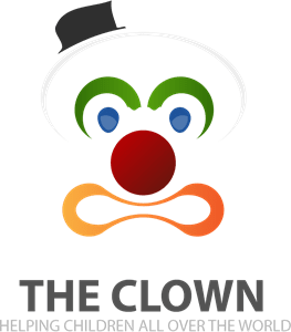 The Clown Child Care Logo PNG Vector