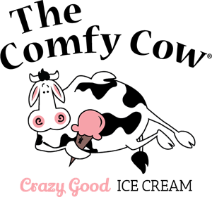 The Comfy Cow Logo Vector