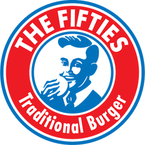 The Fifties Traditional Burger Logo PNG Vector